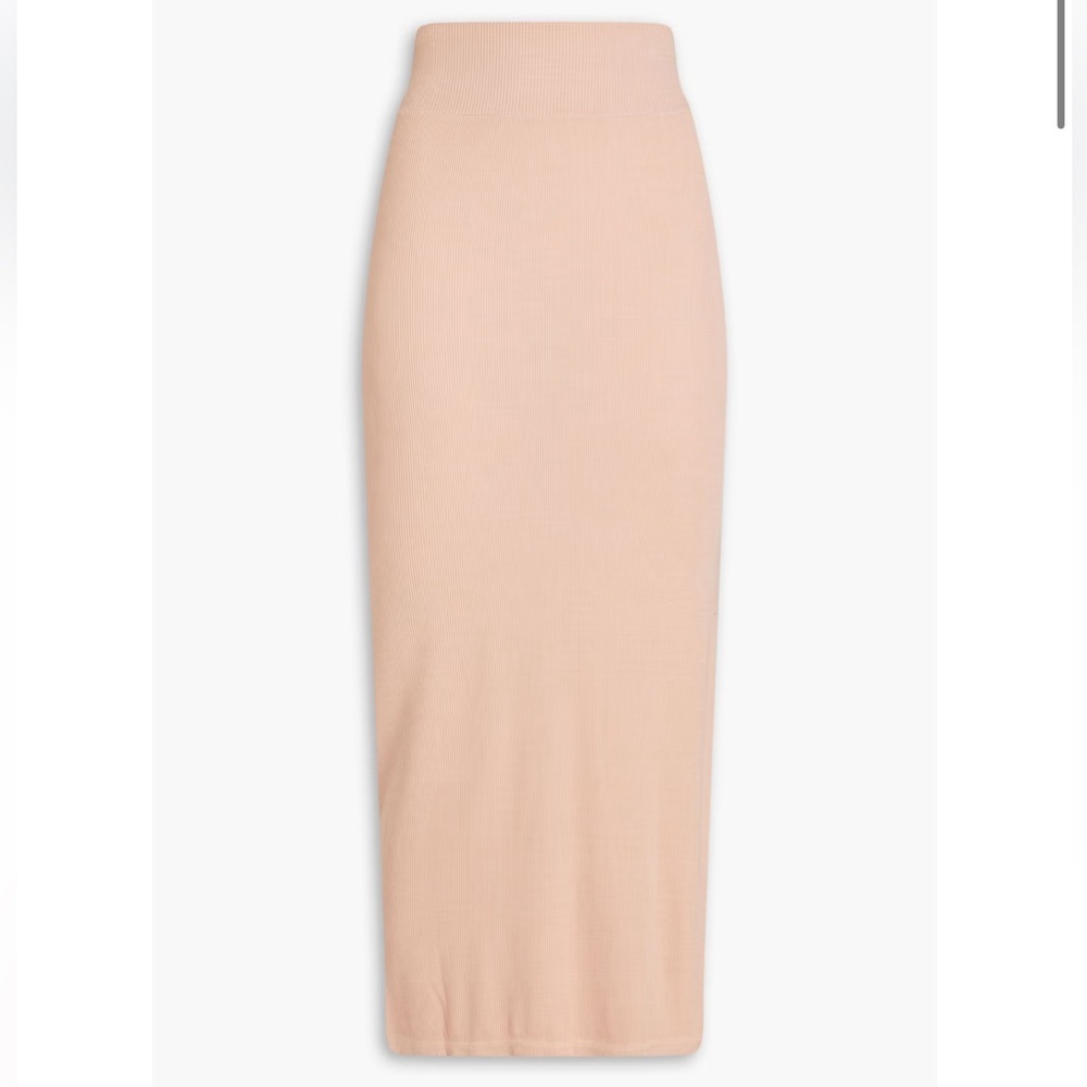 Enza Costa Silk Blend Ribbed Pencil Skirt size Small - Picture 5 of 8